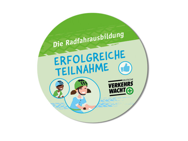 Aufkleber Radfahrausbildung