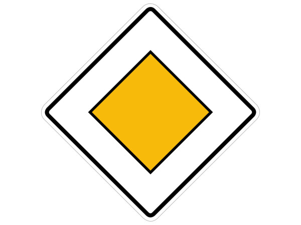 Verkehrszeichen 306 – Vorfahrtstraße