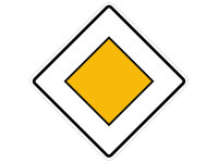 Verkehrszeichen 306 – Vorfahrtstraße