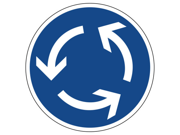 Verkehrszeichen 215 – Kreisverkehr