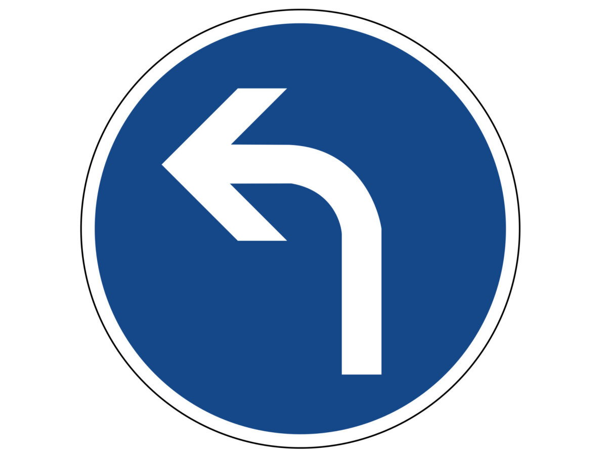 Verkehrszeichen 209 10 Fahrtrichtung Links 44 50 verkehrszeichen-209-10-fahrtrichtung-links-44-50