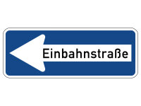 Verkehrszeichen 220-10 – Einbahnstraße links