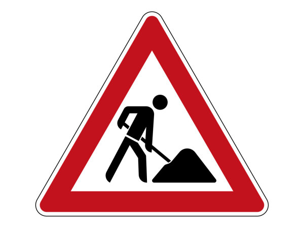 Verkehrszeichen 123 – Baustelle