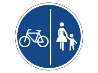 Verkehrszeichen 241-30 – Getrennter Fuß- und...