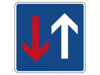 Verkehrszeichen 308 – Vorrang vor dem Gegenverkehr