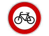 Verkehrszeichen 254 – Verbot für Radverkehr