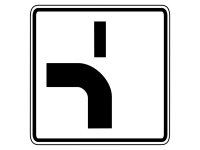 Verkehrszeichen 1002-12 – Verlauf der...