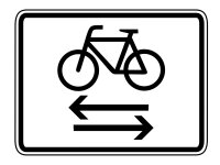 Verkehrszeichen 1000-32 – Radfahrer kreuzen von...