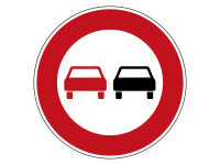 Verkehrszeichen 276 – Überholverbot für...