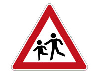 Verkehrszeichen 136-10 – Kinder (Aufstellung rechts)