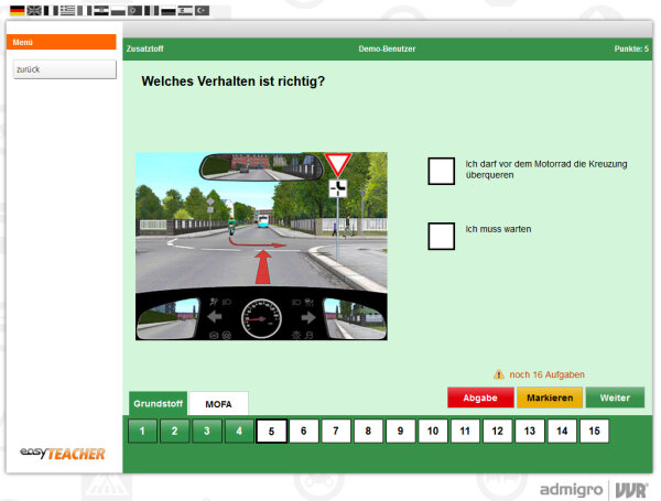 OnlineTeacher24 – Das Lern- und Prüfsystem zum Mofakurs