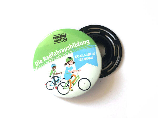 Button "Radfahrausbildung: Erfolgreiche Teilnahme"